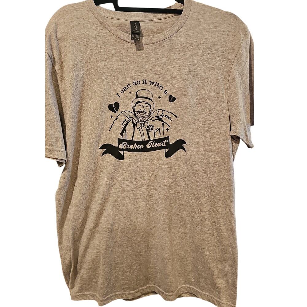 Taylor Swift TTPD Travis Kelce I Can Do It With a Broken Heart T-Shirt Sz Medium